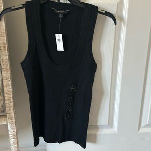Banana Republic Factory black tank top.  NWT
